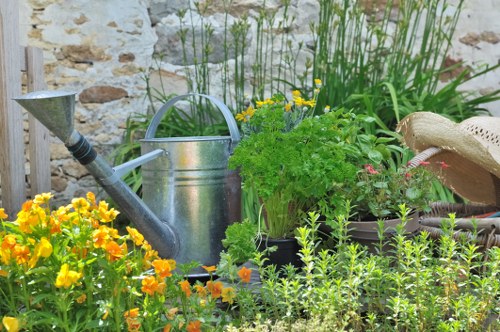 Well-kept garden turf with regular lawn care in Merton Park